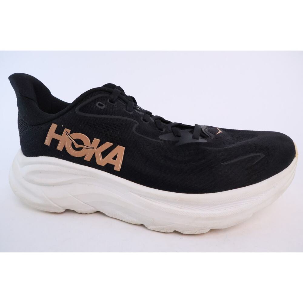 Hoka One One Clifton 10 Shoes Womens Size 8.5B Black Running Sneakers #133 - Picture 9 of 13